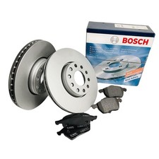 Bosch GELOCHTE BREMSSCHEIBEN + BELÄGE VORNE für MERCEDES E-KLASSE W212 S212