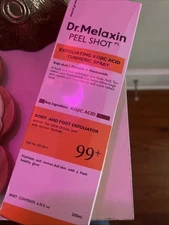 Dr. Melaxin Peel Shot Exfoliant Kojic Acid Turmeric Spray 200ml NIB!