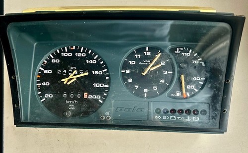 VW Polo 86C III 2F Tacho Kombiinstrument VDO 87001239 *ungeprüft | DEFEKT!*