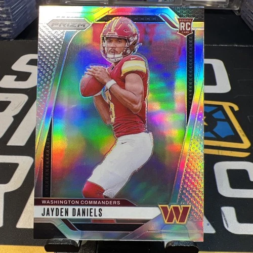 2024 Panini Prizm Rookies Jayden Daniels #347 Silver Prizm (RC) Commanders