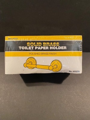 Melard Solid Brass Toilet Paper Holder NEW in Sealed Packaging
