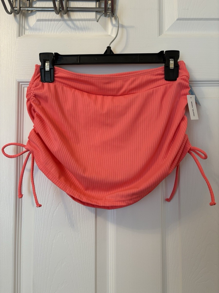 Decree Swim Bottoms Skirt Tropical Coral pastel Oasis Full