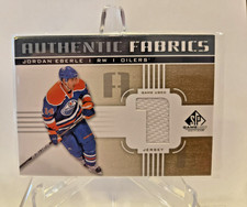 2011-12 Upper Deck SP Game Used Authentic Fabrics Jordan Eberle Oilers #AF-JE