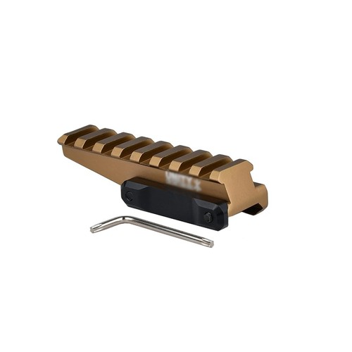 Supporto per cannocchiale Red Dot Picatinny base guida mirino staffa fissa adattatore obiettivo ottico - Foto 10 di 12
