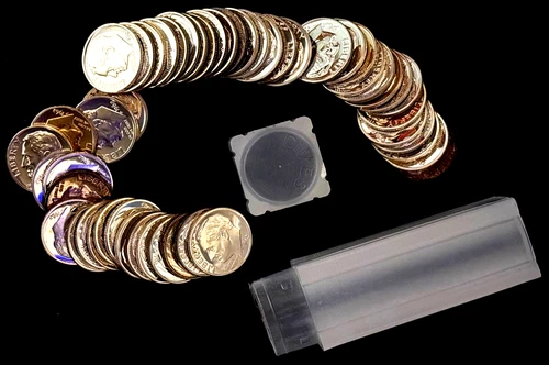 Roll (50) 1962 90% Silver Proof Roosevelt Dimes, Uncirculated