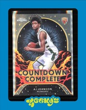 2024-25 Topps Chrome Countdown Complete  AJ Johnson #CC-22 Rookie RC $2MIN ORDER
