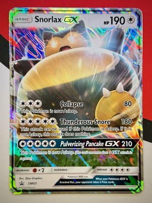 snorlax gx pokemon card value Pokémon TCG - Black Star Promo - Snorlax GX SM05