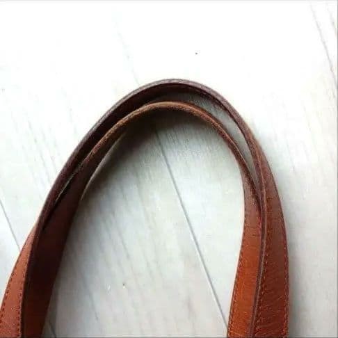 GUCCI Vintage GG Canvas Shoulder Bag Brown Leather 22cm x 38cm Excellent thumbnail 8