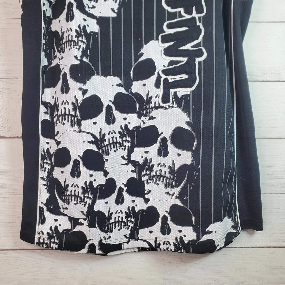 Camiseta sin mangas FMF Intl Apparel Y2K calaveras motocross motocicleta para hombre talla M negra de colección Foto 3 de 4