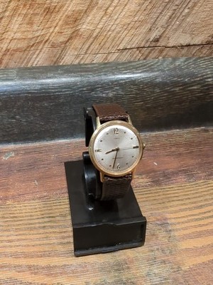 Vintage 1967 Timex Marlin Mechanical Men's Watch Lizard Leather