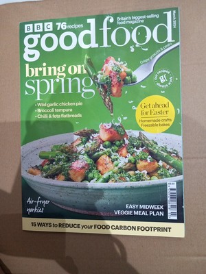 Good Food Magazine, Mar '24,Easter Recipes,Garlic Chicken Pie,Broccoli,Flatbread