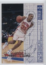 1994 Upper Deck Collector's Choice Silver Foil Signature Grant Hill #379 HOF gc7