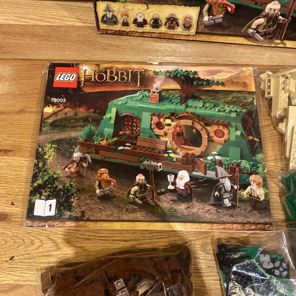 LEGO El Hobbit 79003: Una reunión inesperada completa con caja y manuales figuras Foto 3 de 4