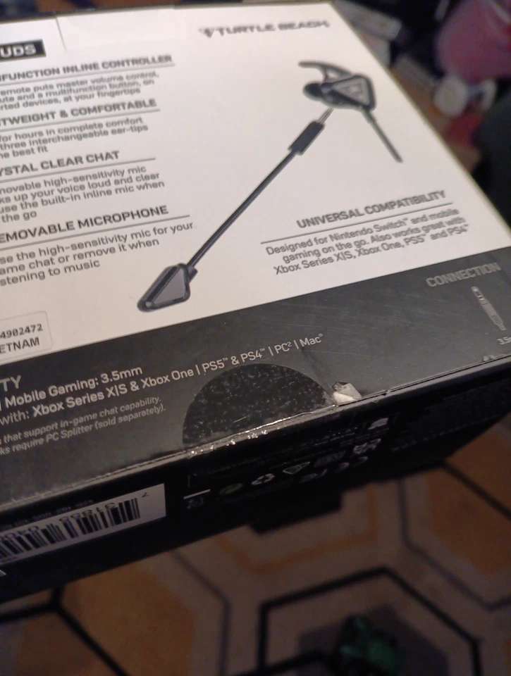 Turtle Beach TBS400201 Battle Buds In-Ear Gaming Headset - Black/Silver - Image 3 of 3