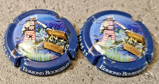 Capsule de champagne : Bourdelat Edmond N°5 Lot de 2 !!!