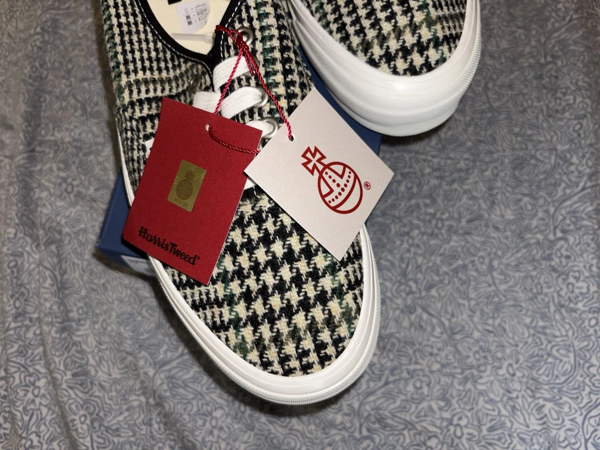 Vans Premium Authentic Harris Tweed Pack - Black White for sale | eBay
