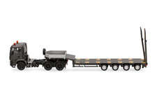 HERPA - Camion avec porte-engin 4 essieux des Forces armées serbes – MAN TGS ...