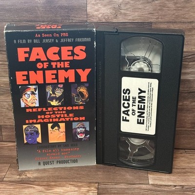 Faces Of The Enemy VHS Used Documentary PBS Hostile Imagination Rare Quest Prod