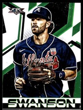 Dansby Swanson 2021 Topps Fire #3 Braves MLB READ FREE SHIPPING AutographDen