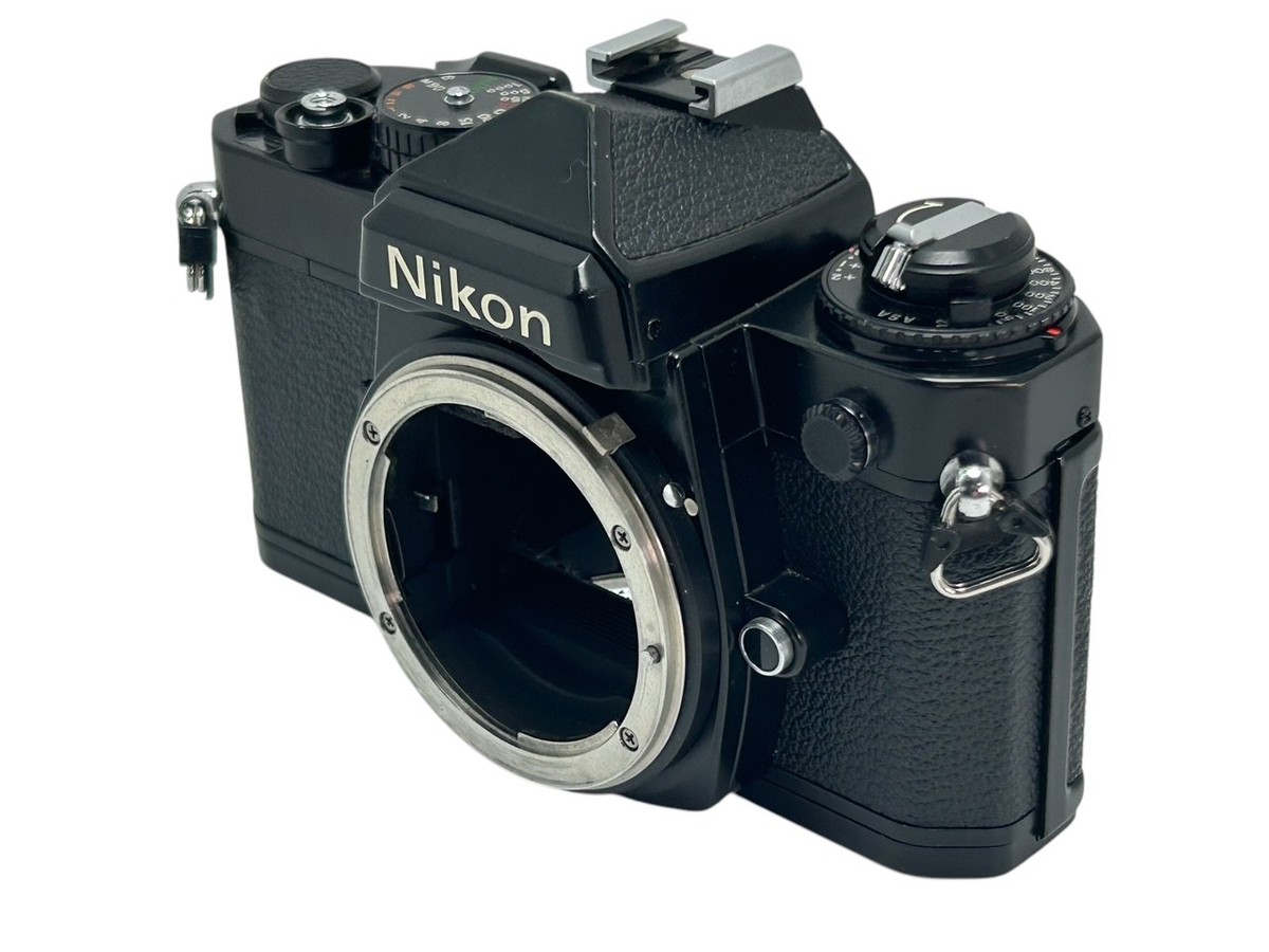 All Works [Near MINT] Nikon FE Black 35mm SLR Film Camera New Seal