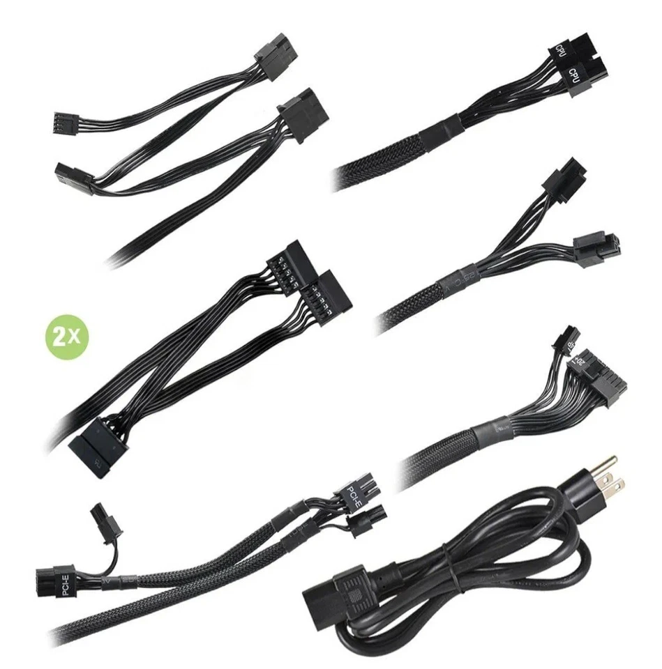 EVGA 600 BR, 80+ Bronze 600W Power Supply (FACTORY NEW) - Image 3 of 4