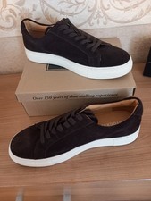 BNWT Mens M&S Autograph Brown Genuine Suede Trainers/Shoes Size UK 10 RRP £60