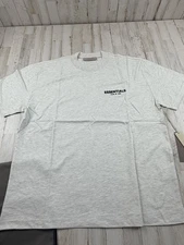 NWT-Fear of God Essentials Tee Light Oatmeal Color Size Large Fast Shipping