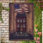 Vintage Patriotic Rustic Americana Tin Metal Signs Home Décor 8x12