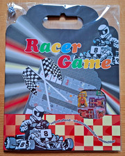 Racer Game - Autorennen - ungeöffnet! Abwaschbar, mit selbsthaftenden Rennwagen