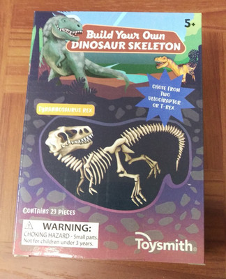 New Build Your Own Dinosaur Skeleton - T Rex Tyrannosaurus Rex comes with tool