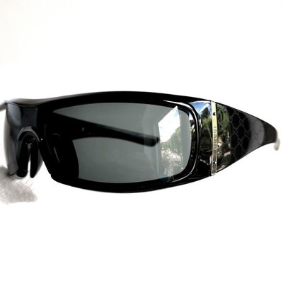 Sonnenbrille GUCCI sunglasses GG1549/S vintage black wrap 90s y2k monogram