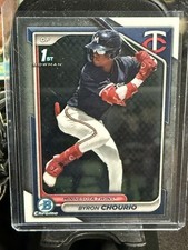 2024 Bowman #BCP-129 Byron Chourio Chrome Prospects Yellow Lunar Refractors #/75