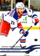 2025-26 UD Jonny Brodzinski #114 Rangers