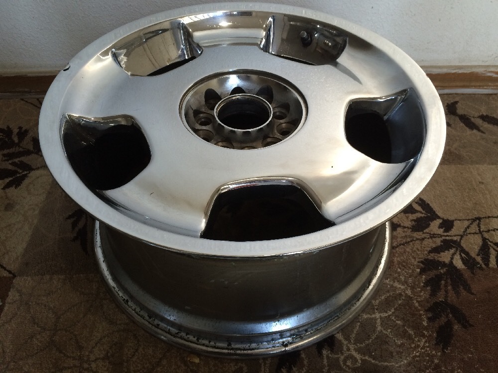 RARE MERCEDES BENZ Lorinser D93 18" Genuine Chrome Wheel Rim No Center
