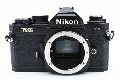 all works【N MINT】Nikon New FM2 FM2N 35mm SLR Film Camera Black Body From JAPAN