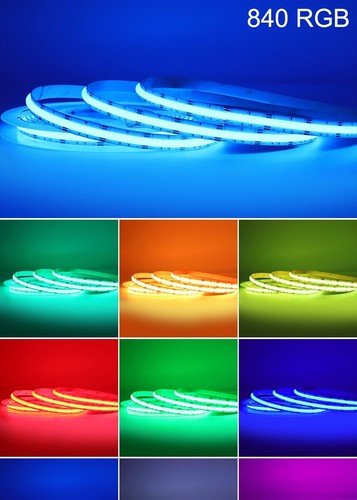 24V LED COB tiras blanco cálido blanco frío banda RGB rayas sin punto de luz Dimmar - Imagen 26 de 39