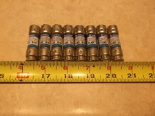 LOT OF 8 LITTELFUSE FLNR 8/10 CLASS RK5 TIME DELAY FUSE