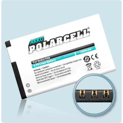 PolarCell Akku für BL-4U - Nokia Asha 305 Asha 306 Asha 308 1100mAh Batterie