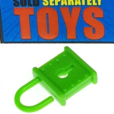 Vtg MOTU Dragon Blaster Skeletor LOCK padlock original 1985 green accessory part