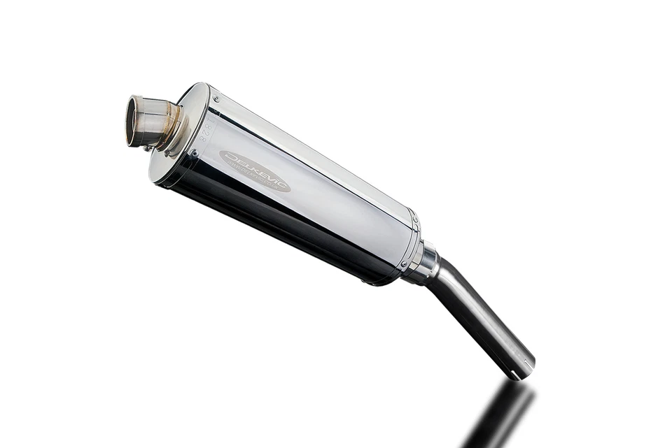 铃木 DR650S DR650R 1990 - 1995 一脚蹬 14 英寸椭圆形不锈钢排气消声器套件 — 第 4/4 张图片