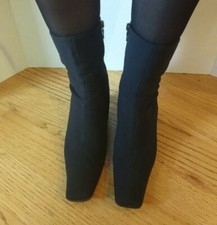 Black PRADA Women Boots 38.5 8