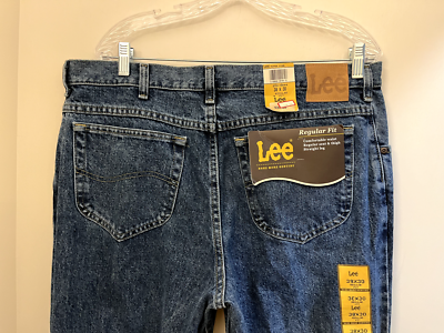 Vintage LEE Regular Fit Straight Leg Jeans, Pepper Stone, Men's