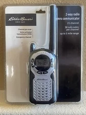 Eddie Bauer 2 way radio 21 Channel Radio 5 mile range Emergency Channel 