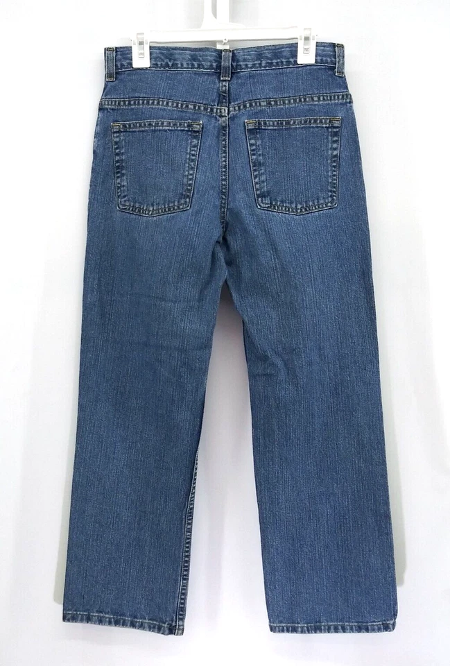 Pantalones de mezclilla Canyon River Blues para niños talla 16 azul husky lavado medio pierna recta Foto 2 de 4