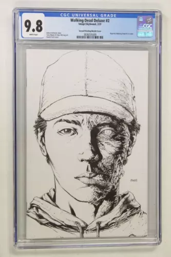 Walking Dead Deluxe #2 2nd Print 1:25 David Finch Virgin Variant CGC 9.8 2021