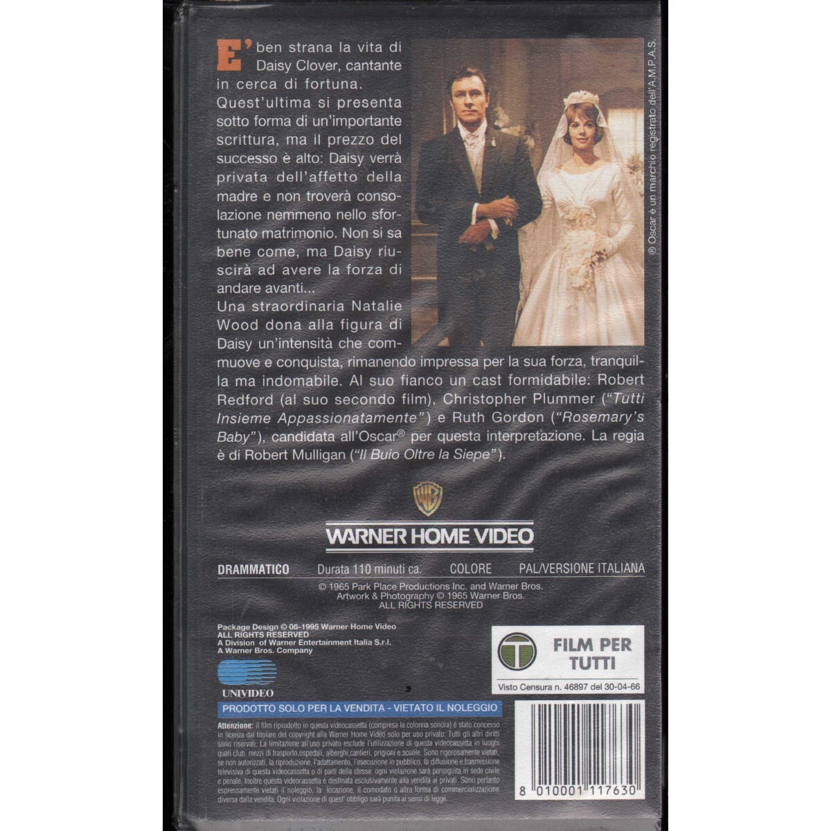 The Strange World By Daisy Clover VHS Robert Mulligan Univideo - PIV11176 Sig...