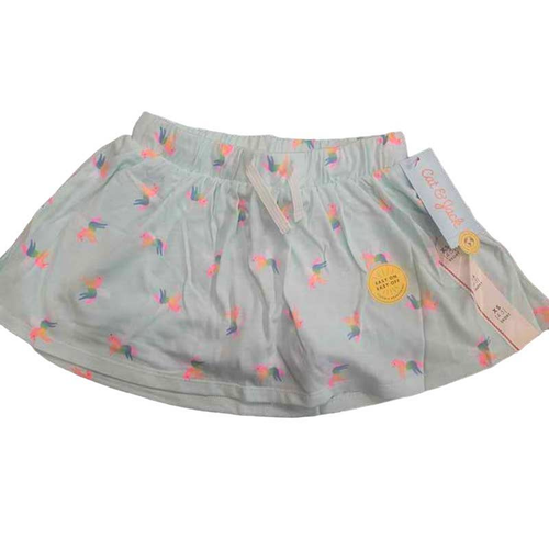 2 Girl's Skorts, Size: XS (4/5) Color: Mint Unicorn, Cat & Jack x 2 Skorts - Picture 3 of 5