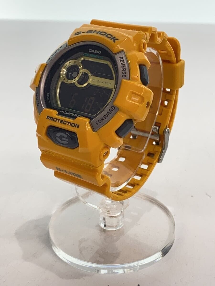CASIO G-SHOCK GLS-8900-9JF Yellow Resin Quartz Digital Watch CASIO G-SHOCK GLS-8900-9JF Yellow Resin Quartz Digital Watch
