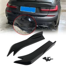 Kit difusor de faldones laterales de carrocería con divisores de ángulo de envoltura de labio trasero alerón parachoques de coche 2 unidades