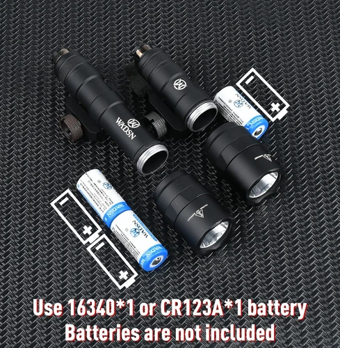 WADSN M300C M600U 战术手电筒童子军灯尾盖开关金属 LED 手电筒 - 第 9 张/共 14 张